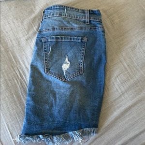 Blue jeans skirt
